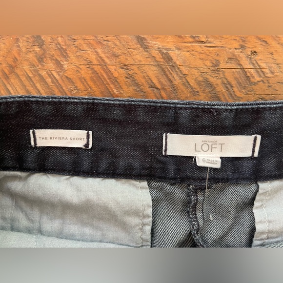 LOFT Riviera denim shorts - Picture 3 of 3